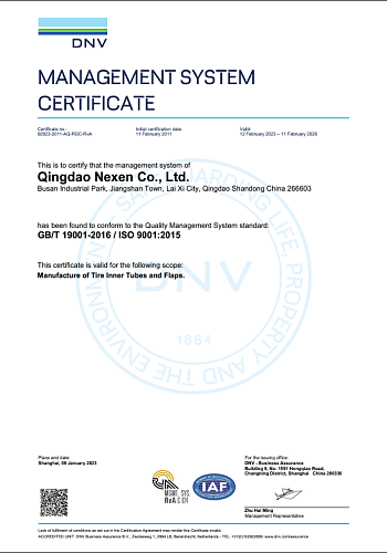 Система управления ISO 9001:2015 NEXEN, Китай